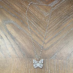 Detailed Butterfly Necklace